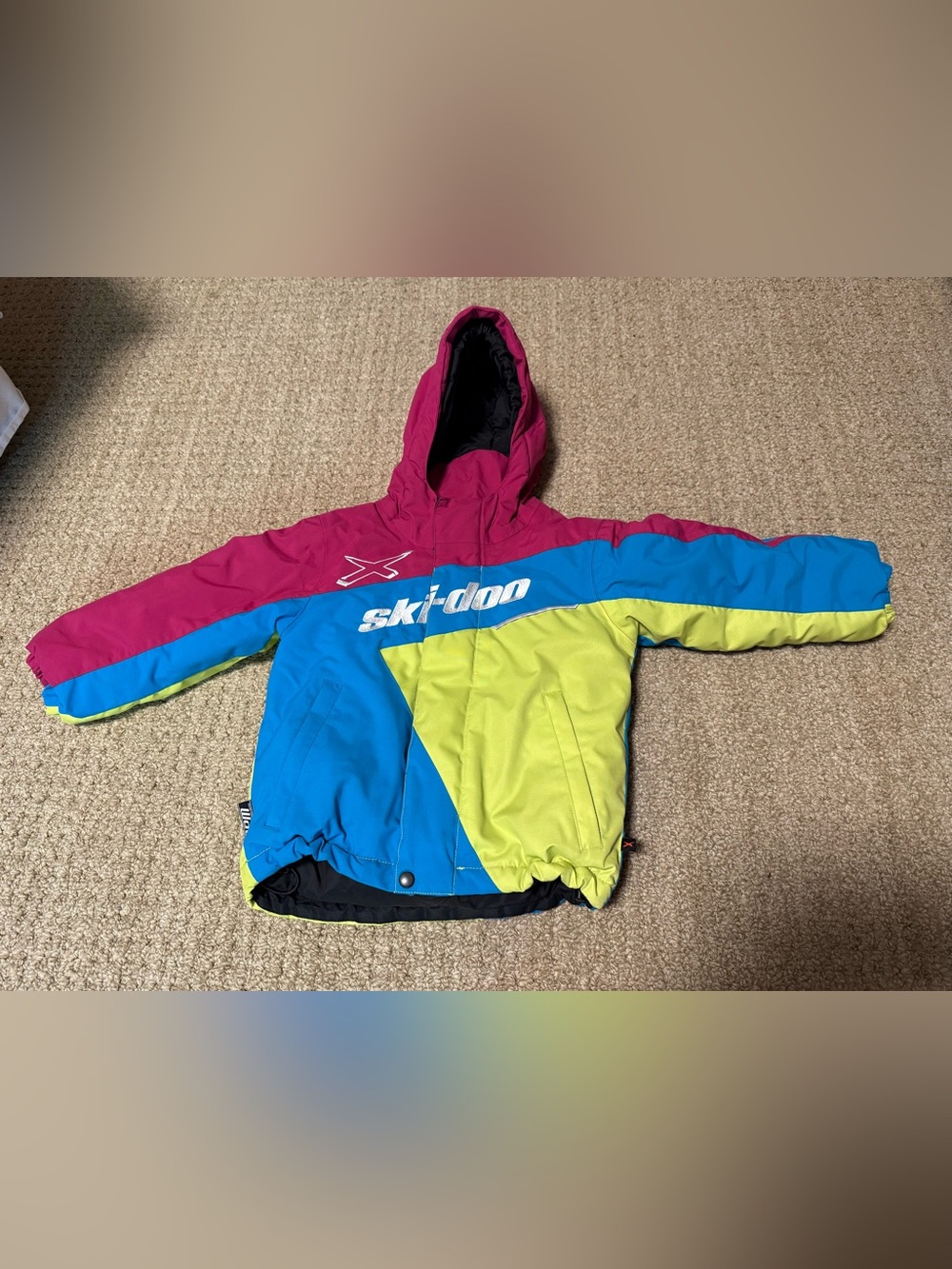 4T Ski-Doo Kids' Winter Hooded Jacket